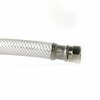 Thrifco Plumbing 3/8 Inch Comp x 7/8 Inch Ballcock Flexible Braided PVC 12 Inch Riser 4400436